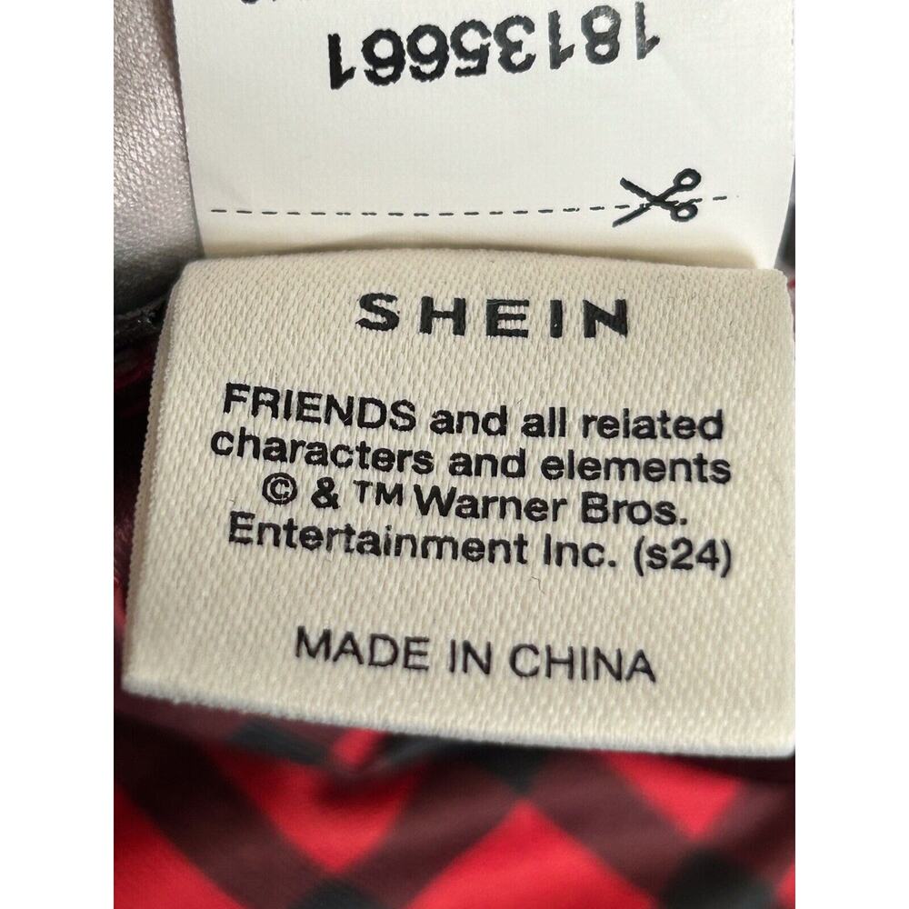Friends the Television Series Together Is Better Pajama Lounge Set Red Black 0XL - Picture 15 of 16
